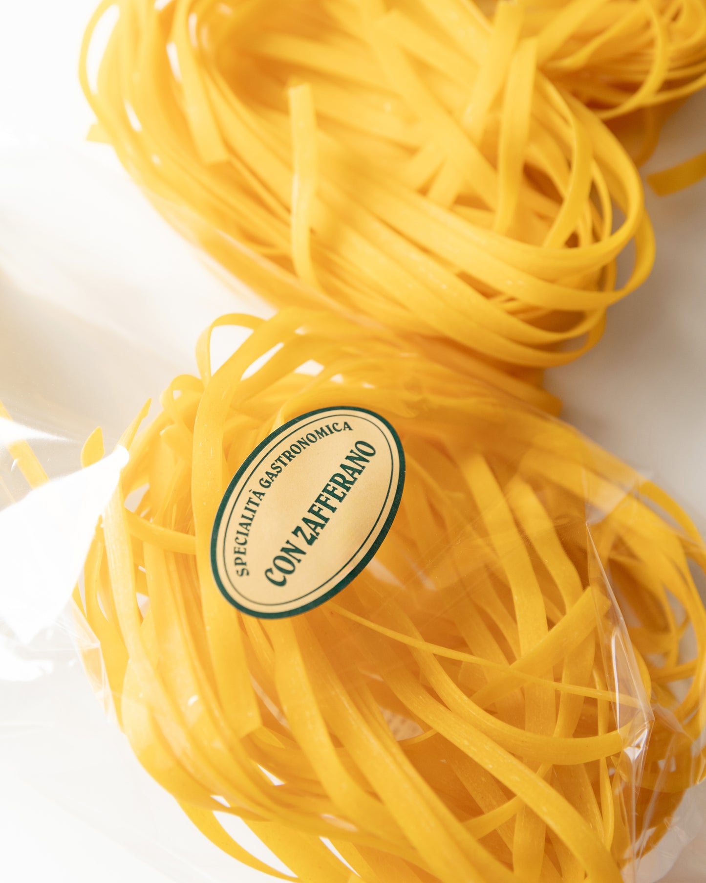 Saffron infused Tagliatelle