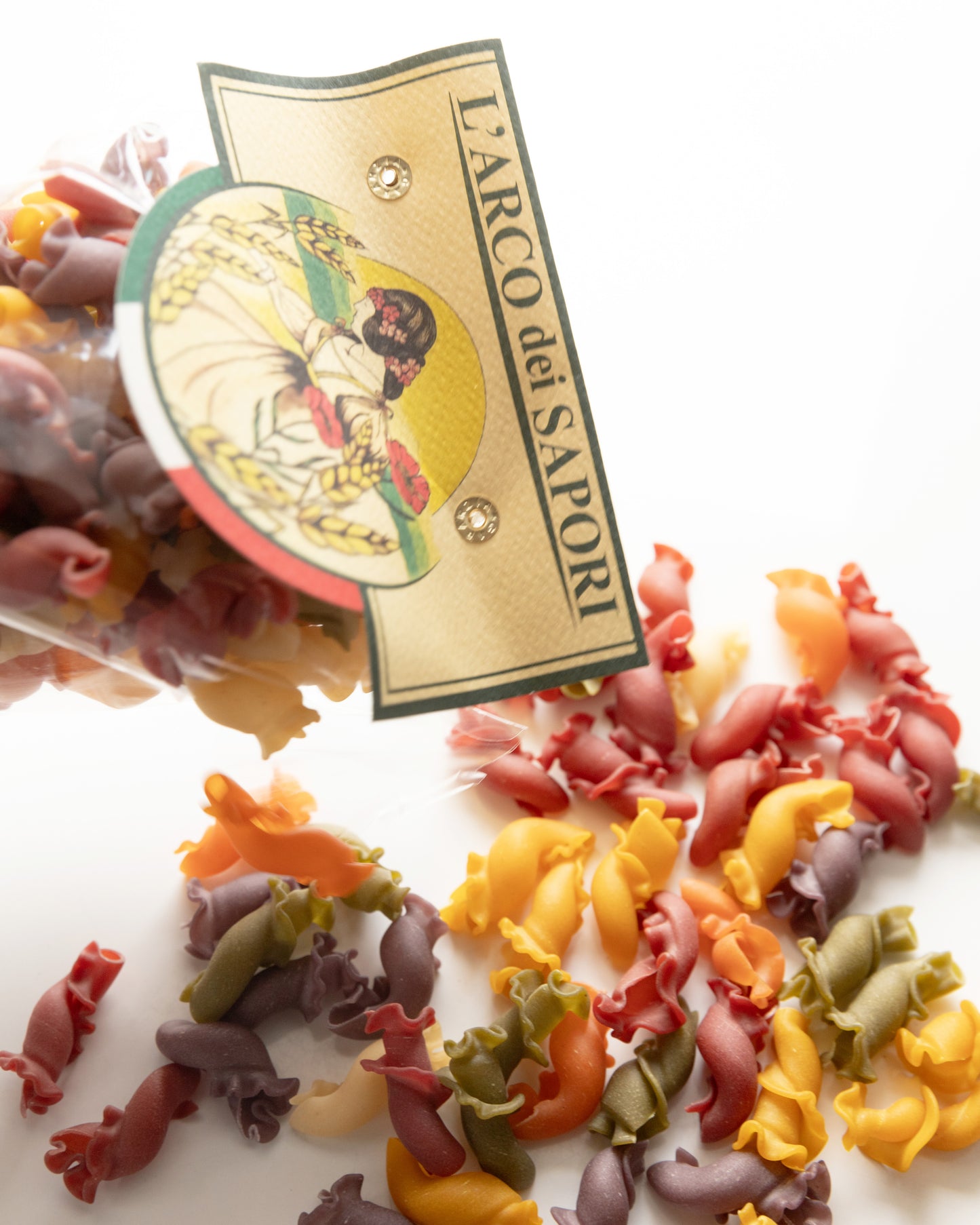 Bell shaped dried pasta