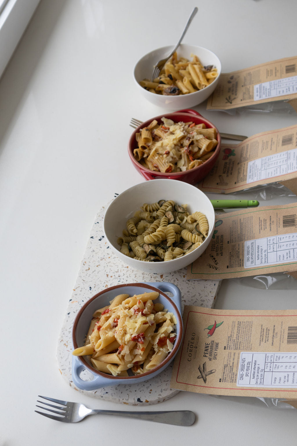 Pasta Arisata Maccheroni with tomato and basil