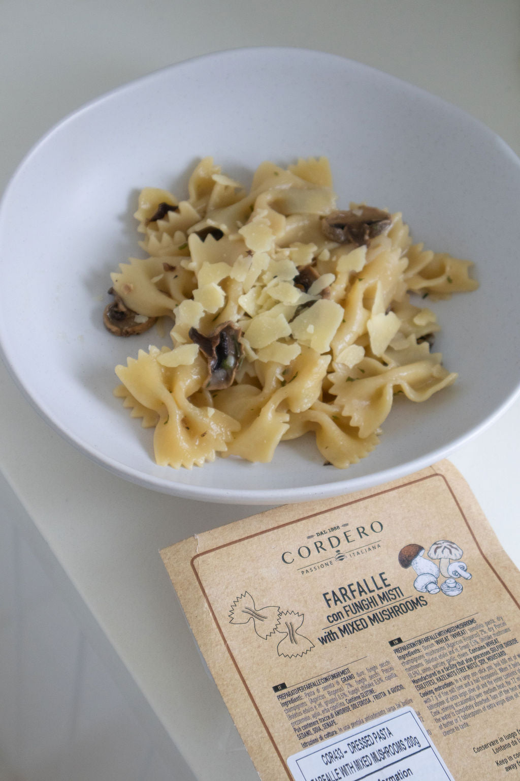 The Assaggi Mixed Mushroom pasta pack