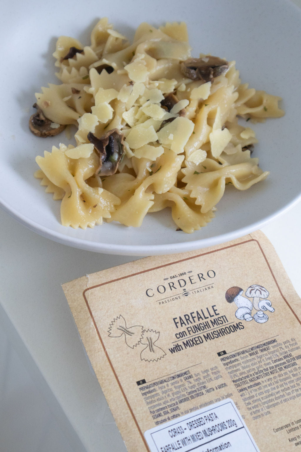 The Assaggi Mixed Mushroom pasta pack