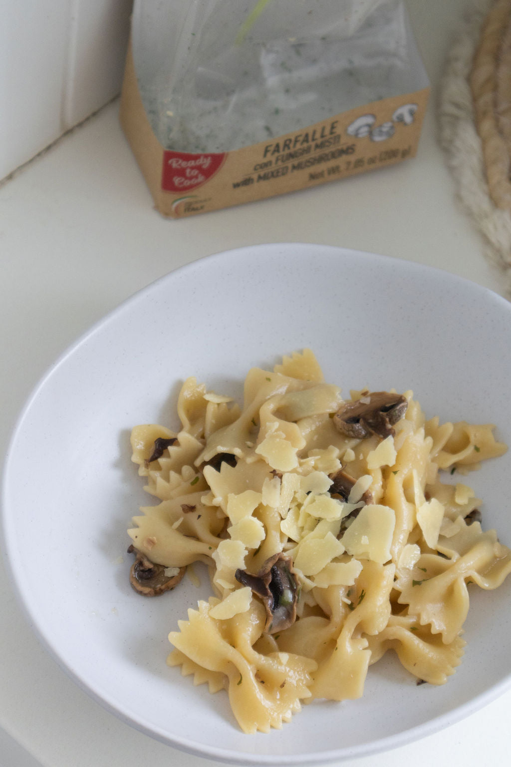 Pasta Arisata  Farfalle with mixed mushroom