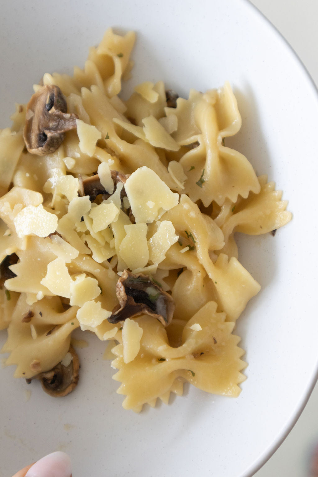 Pasta Arisata  Farfalle with mixed mushroom