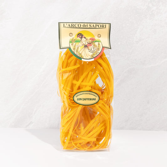 Saffron infused Tagliatelle