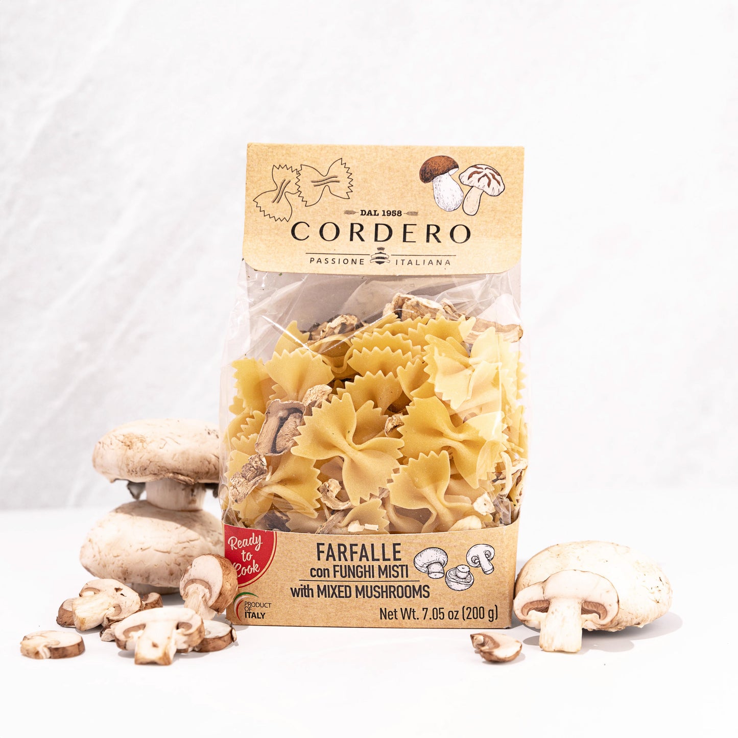 The Assaggi Mixed Mushroom pasta pack